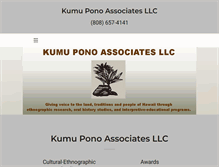 Tablet Screenshot of kumupono.com